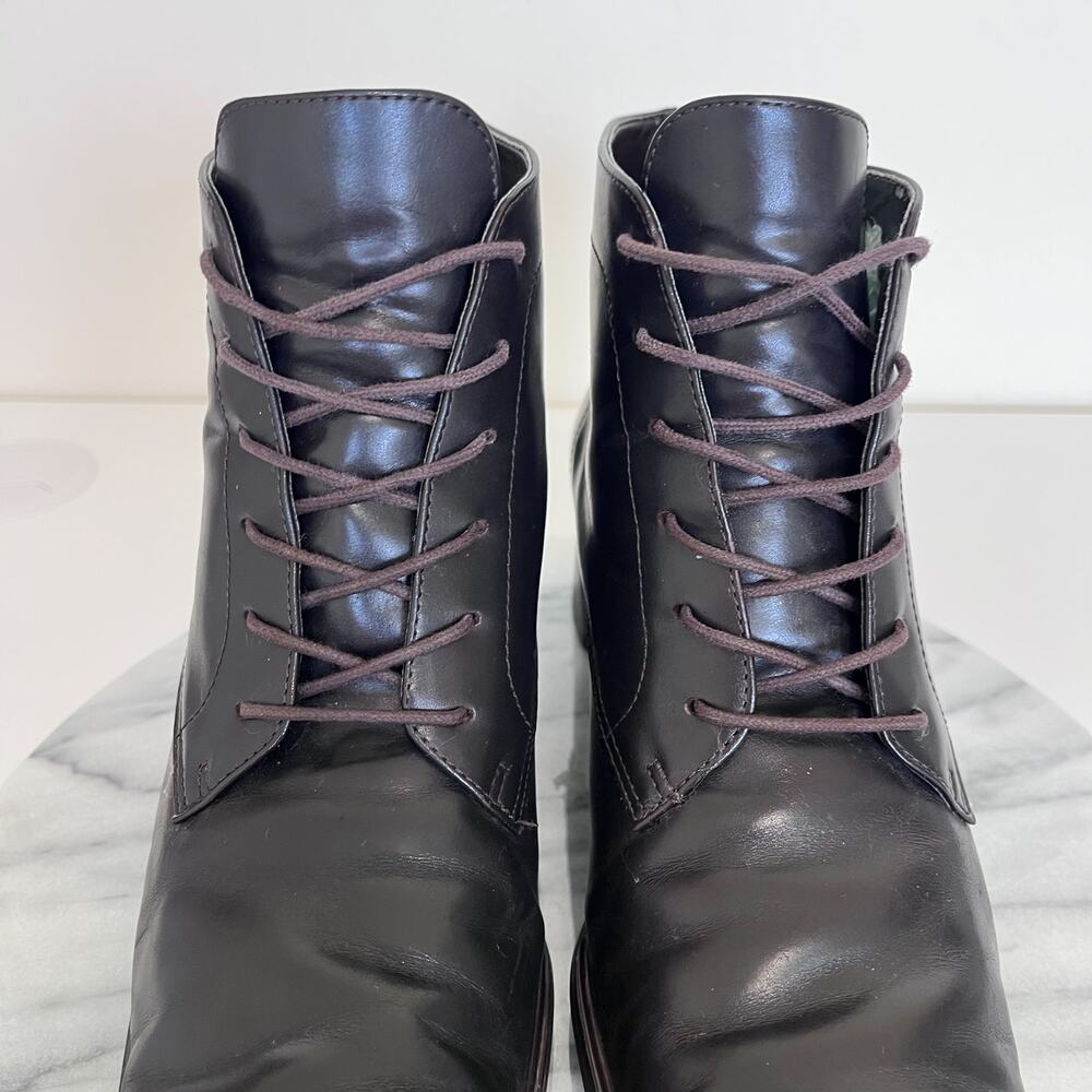 Vintage‎ Rockport Womens Boots Size 7.5M Brown Leather Boho Hippie Granny Grunge - Picture 7 of 12